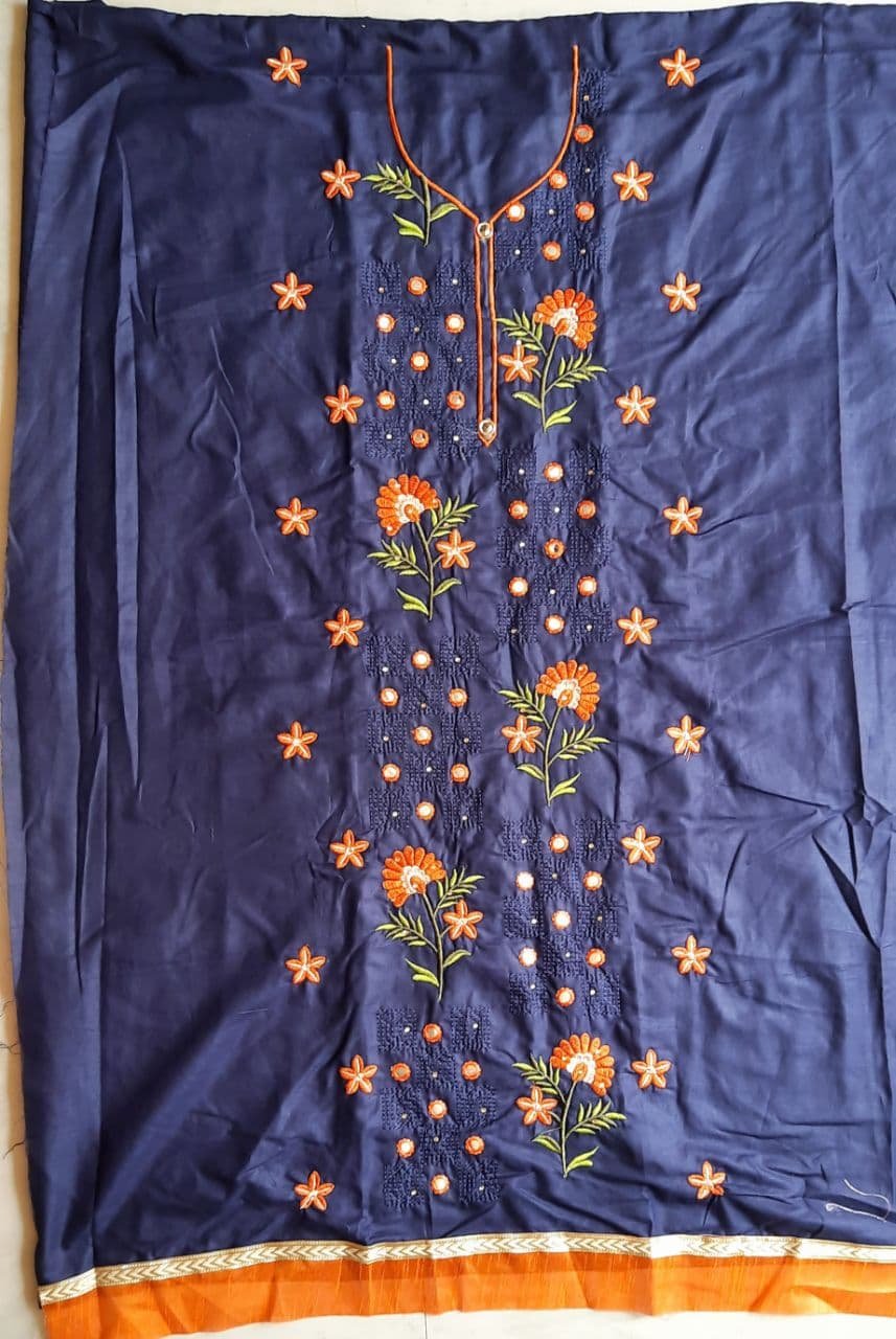 neck top dupatta