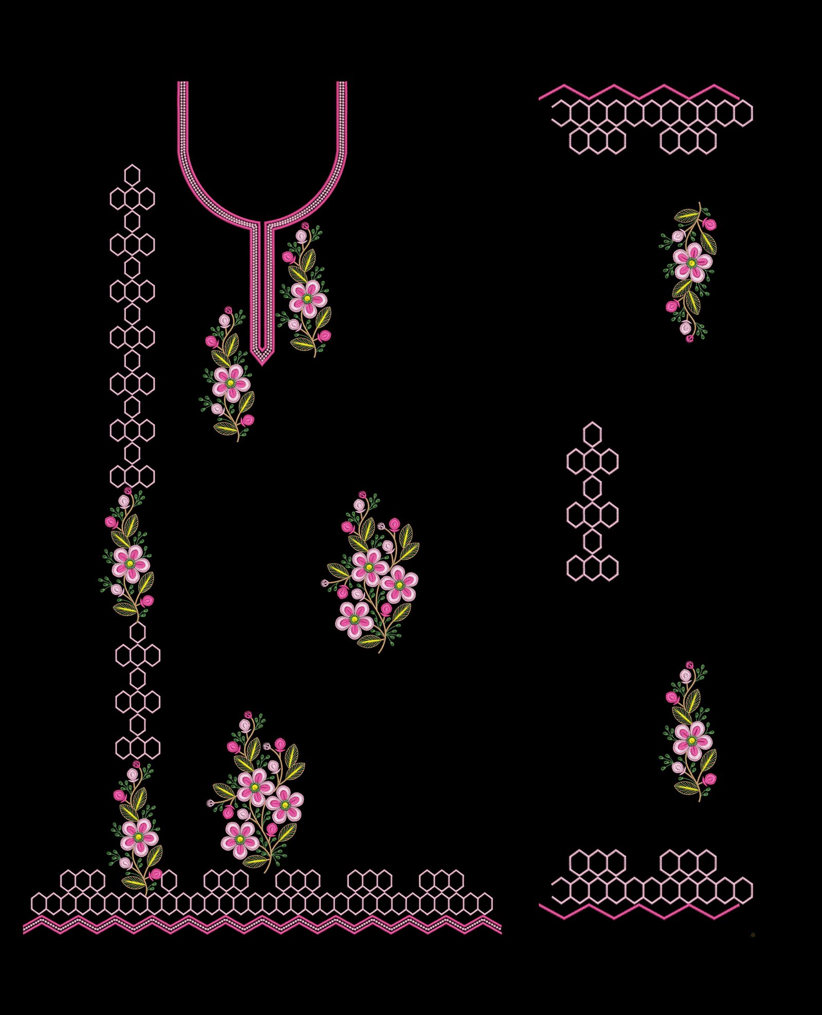 Neck Top Duppata