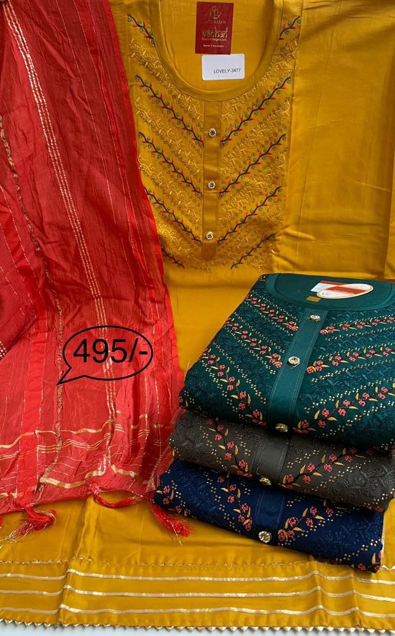 neck top dupatta