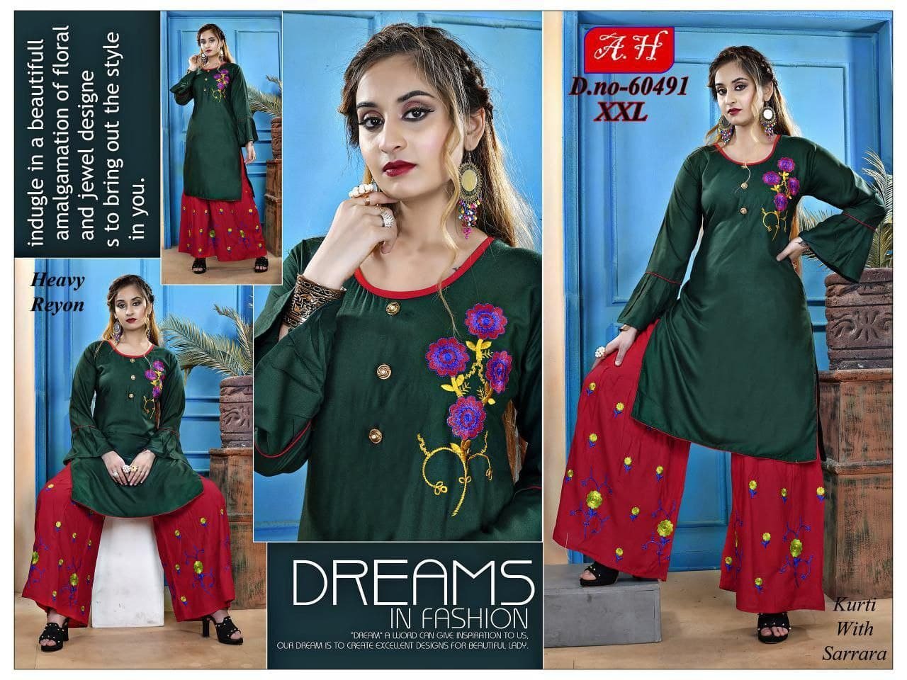 fancy kurti & plazo