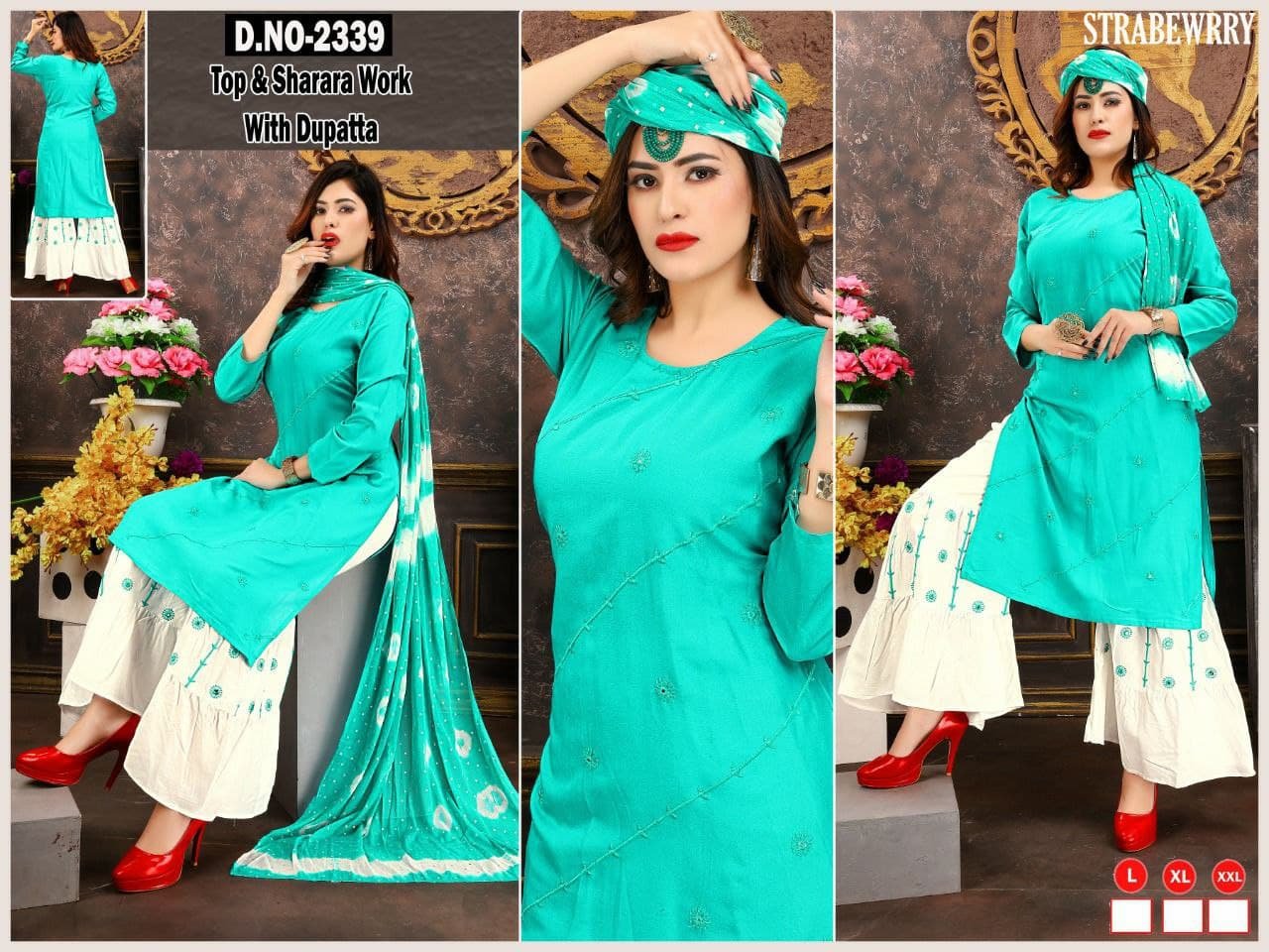 fancy kurti & plazo