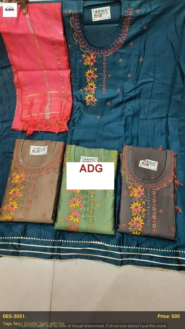 neck top dupatta