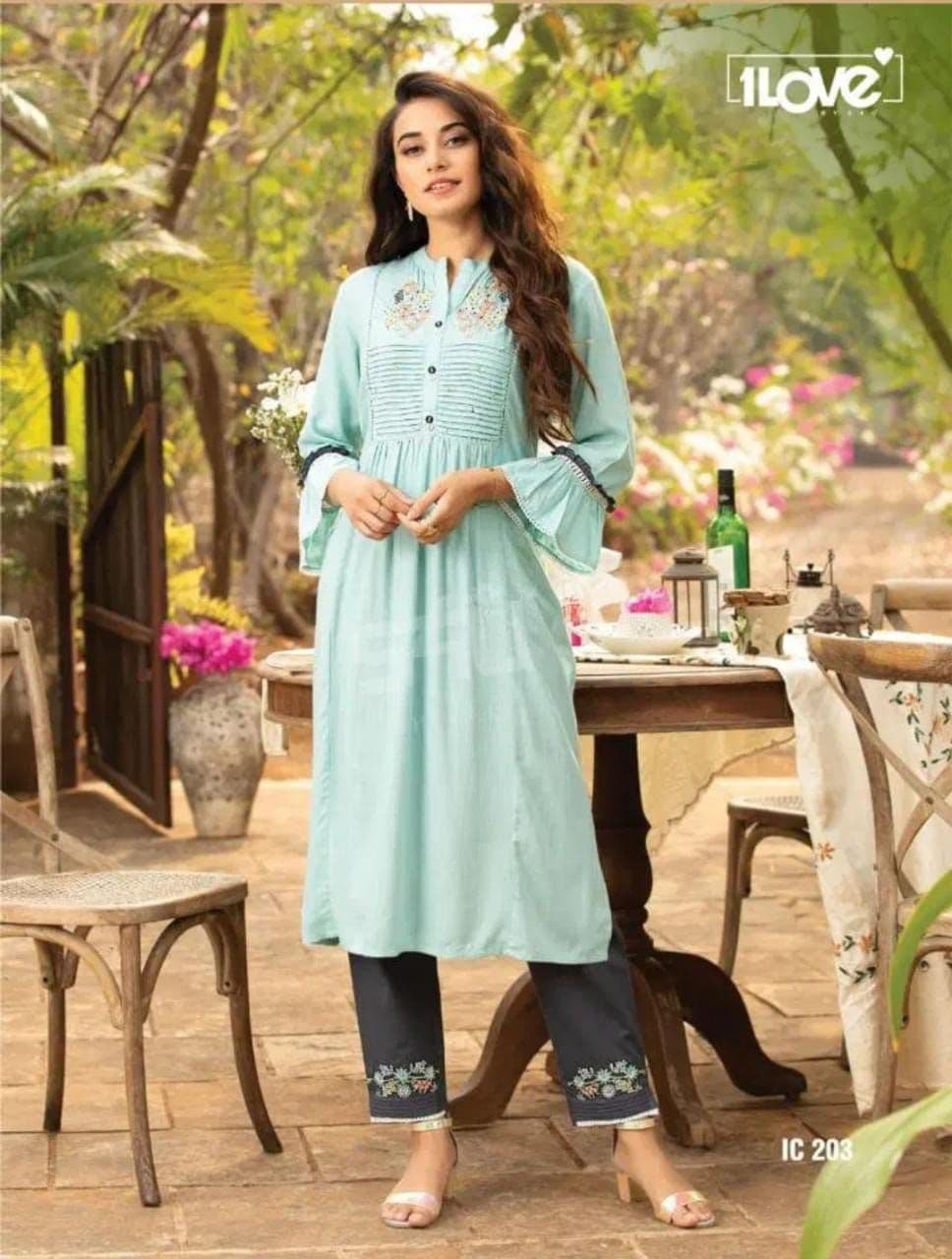 fancy kurti & plazo