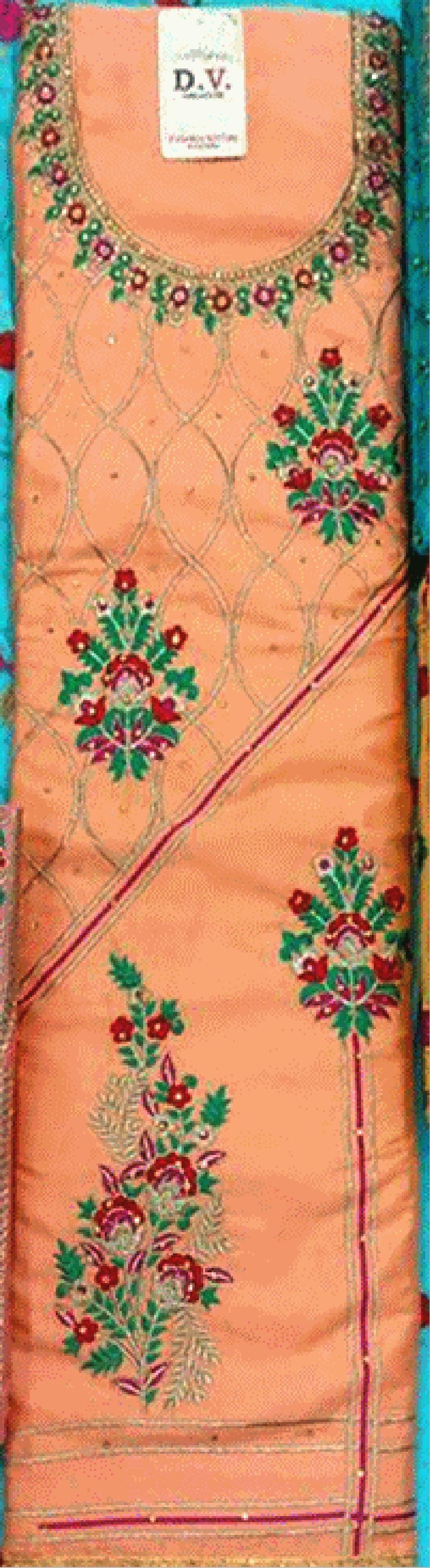 neck top dupatta