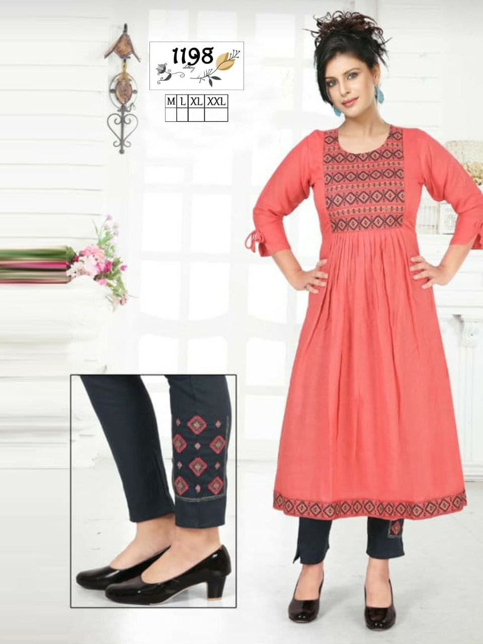 fancy kurti & plazo pent