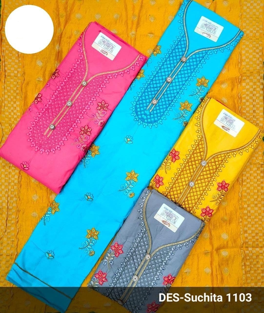 neck top dupatta