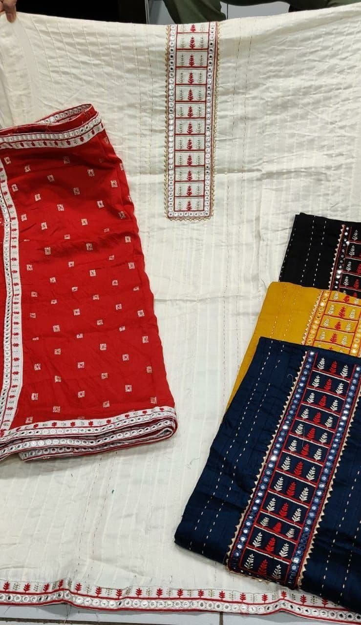 neck top dupatta