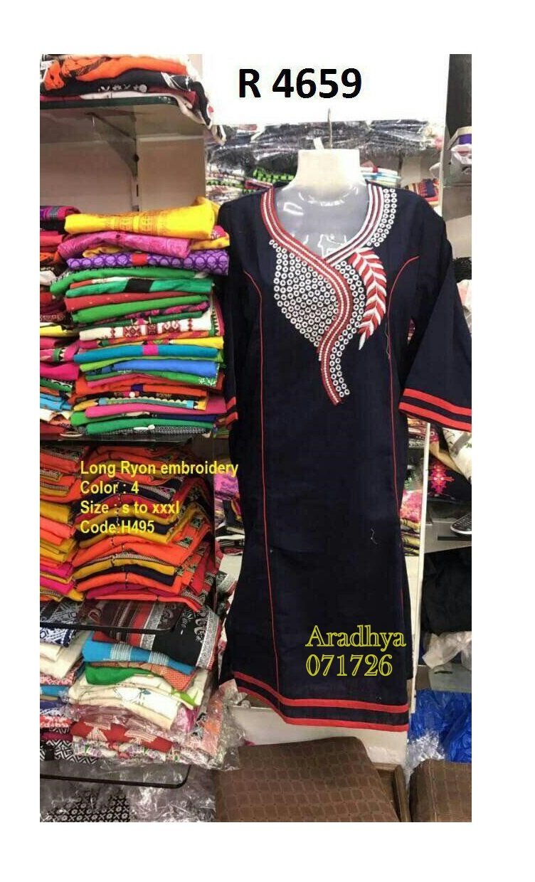 fancy kurti neck