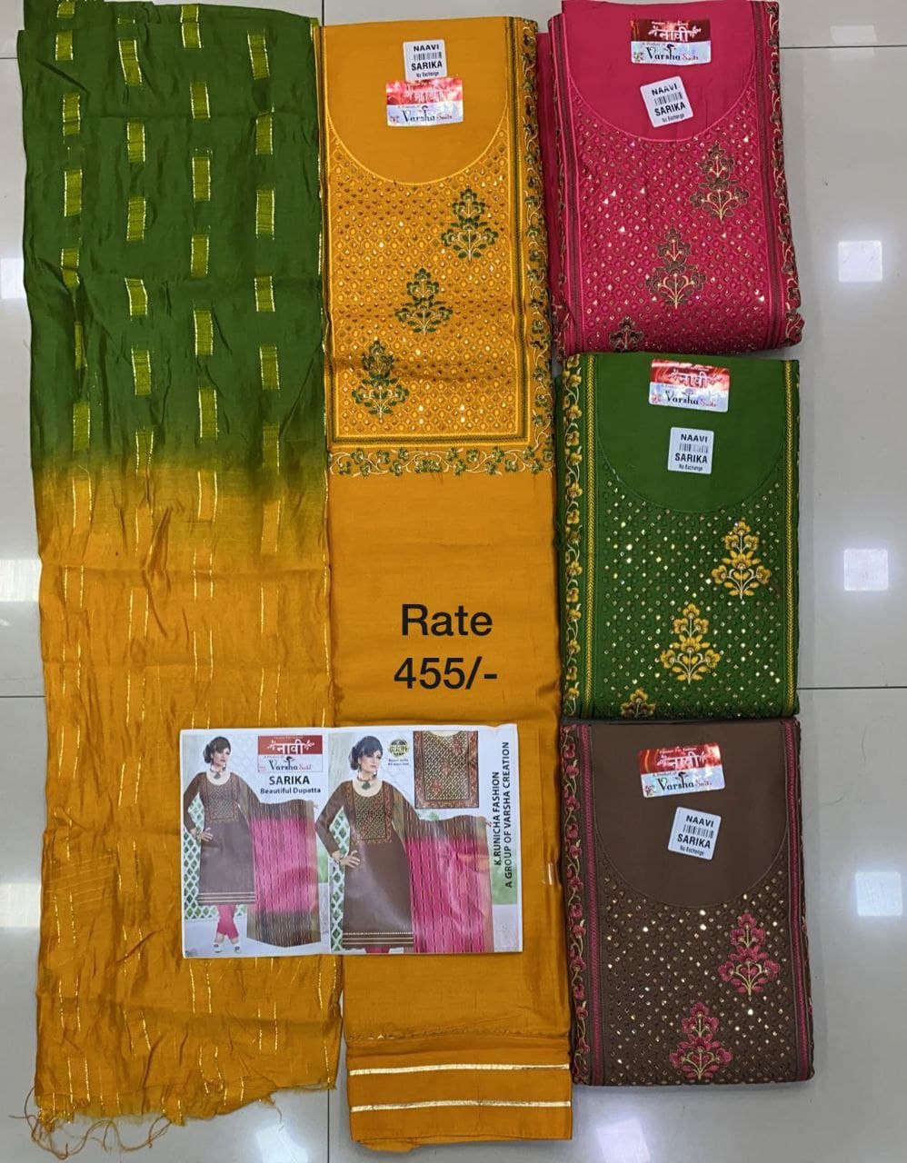Neck top dupatta