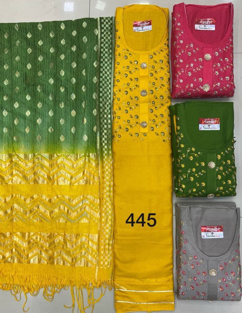 Neck top dupatta