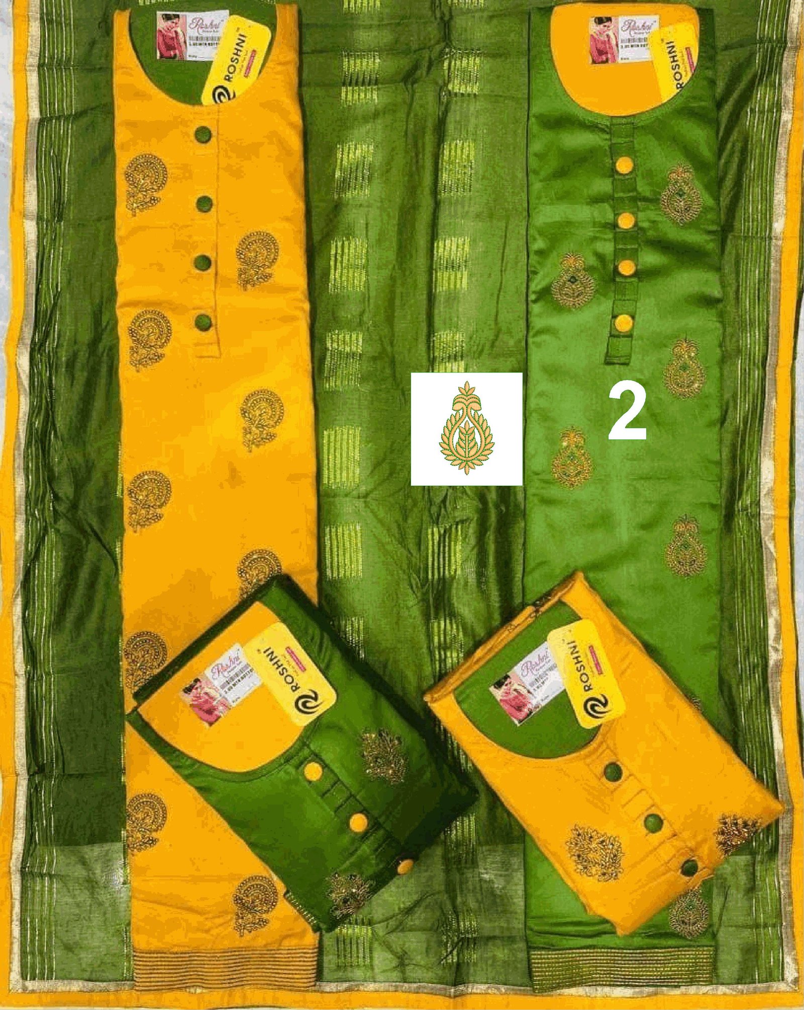 Neck top dupatta