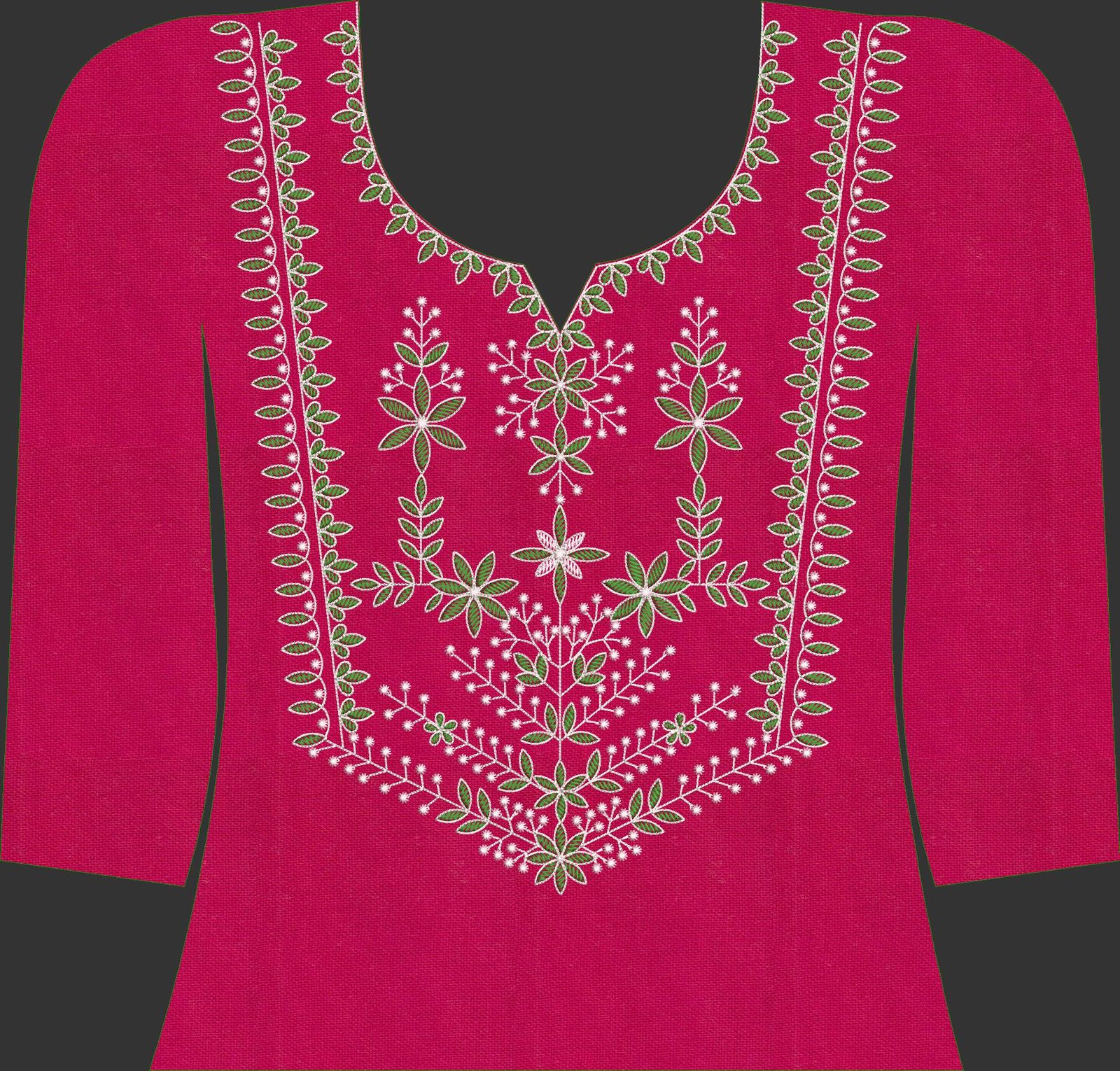 fancy  kurti neck