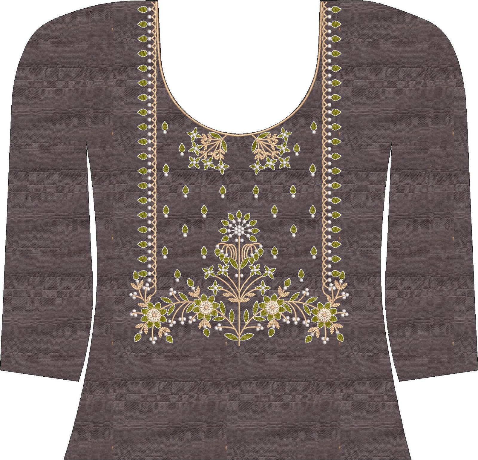 fancy  kurti neck
