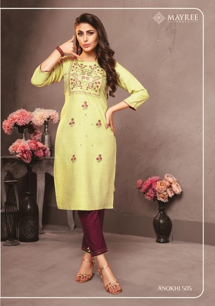 fancy  kurti neck