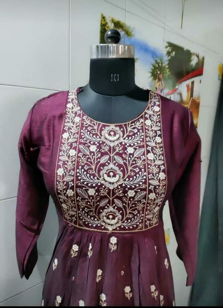 fancy  kurti neck