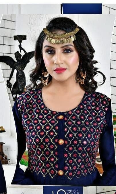 fancy  kurti neck