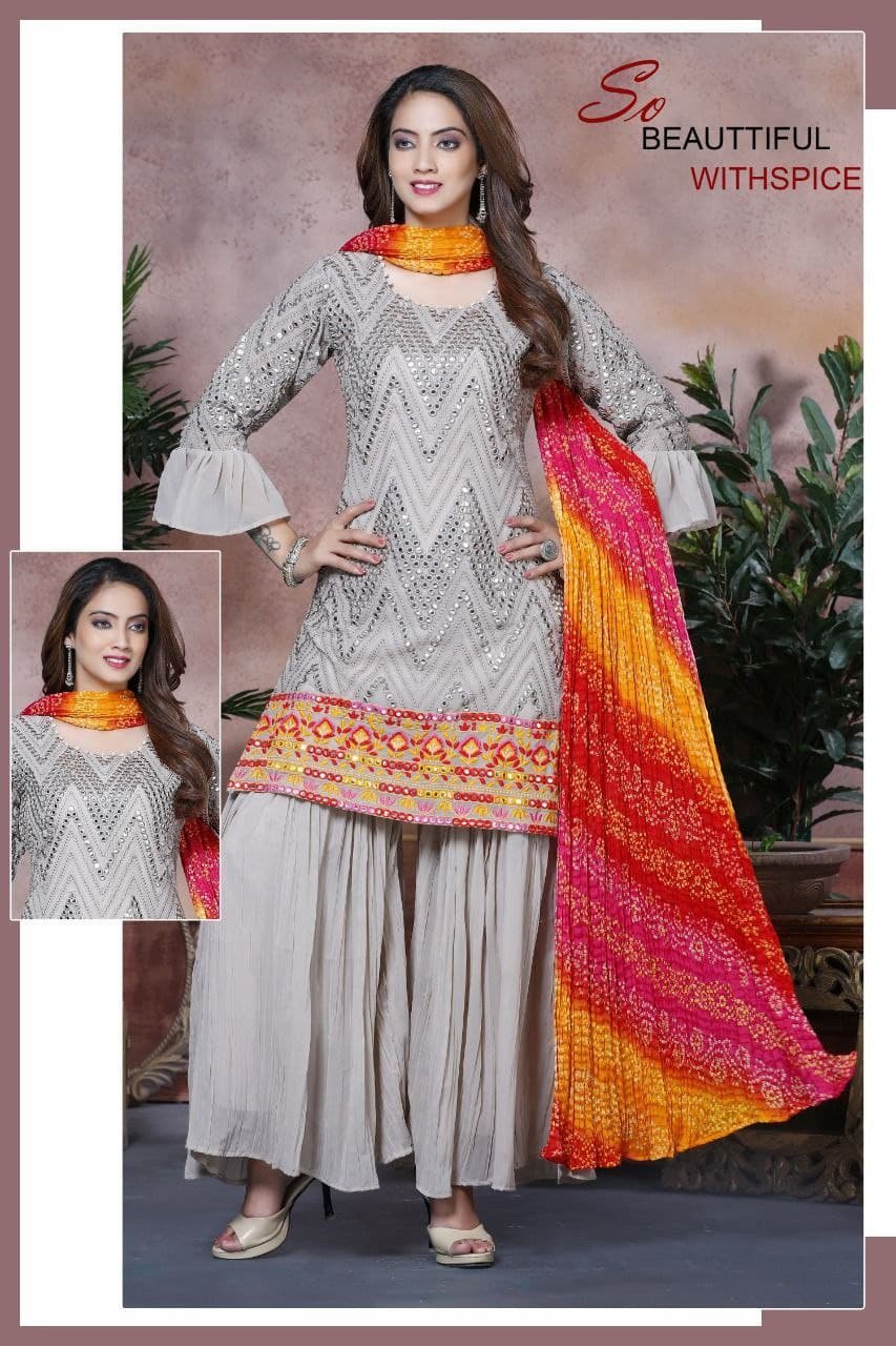 Fancy Kurti & Plazo
