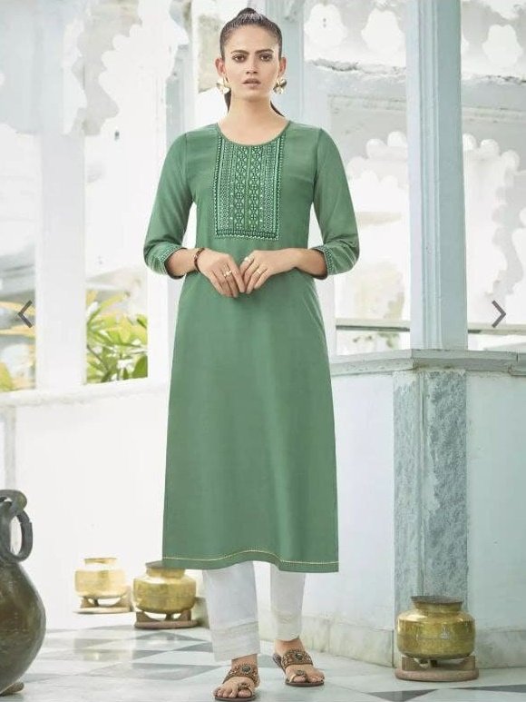 fancy  kurti neck