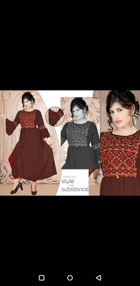 fancy  kurti neck
