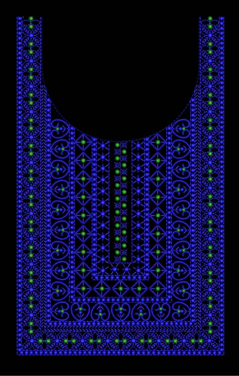 fancy  kurti neck