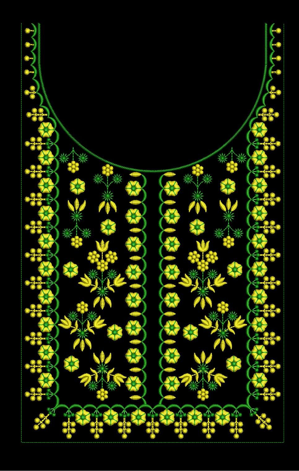 fancy  kurti neck