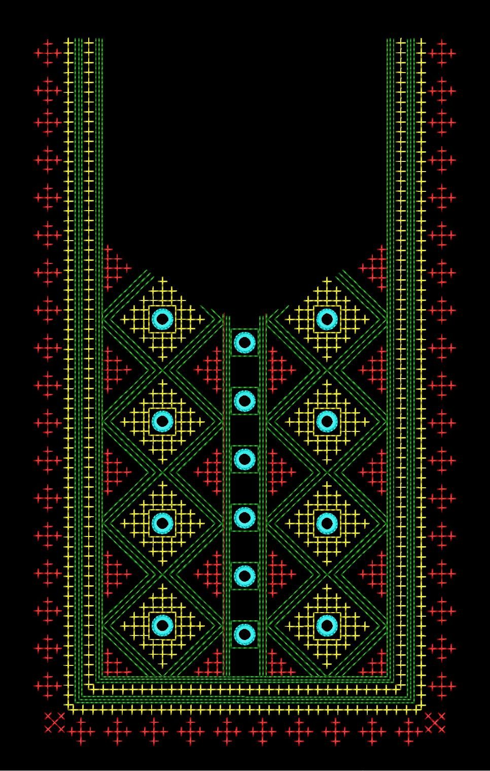 fancy  kurti neck