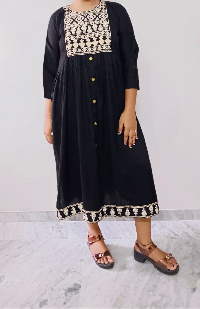 fancy  kurti neck