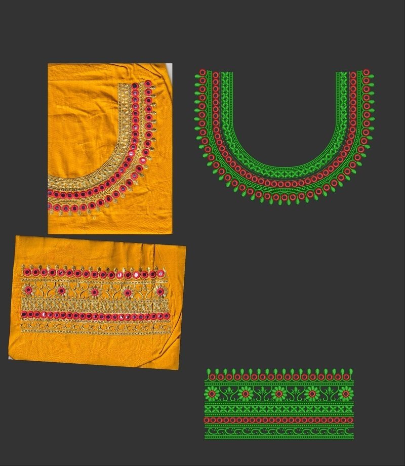 fancy neck top
