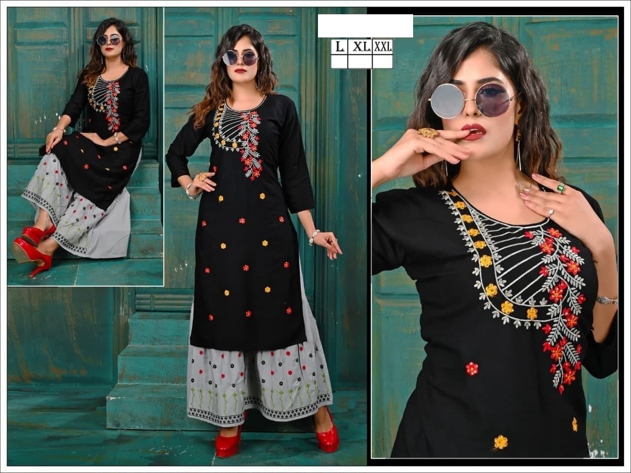 fancy kurti & plazo