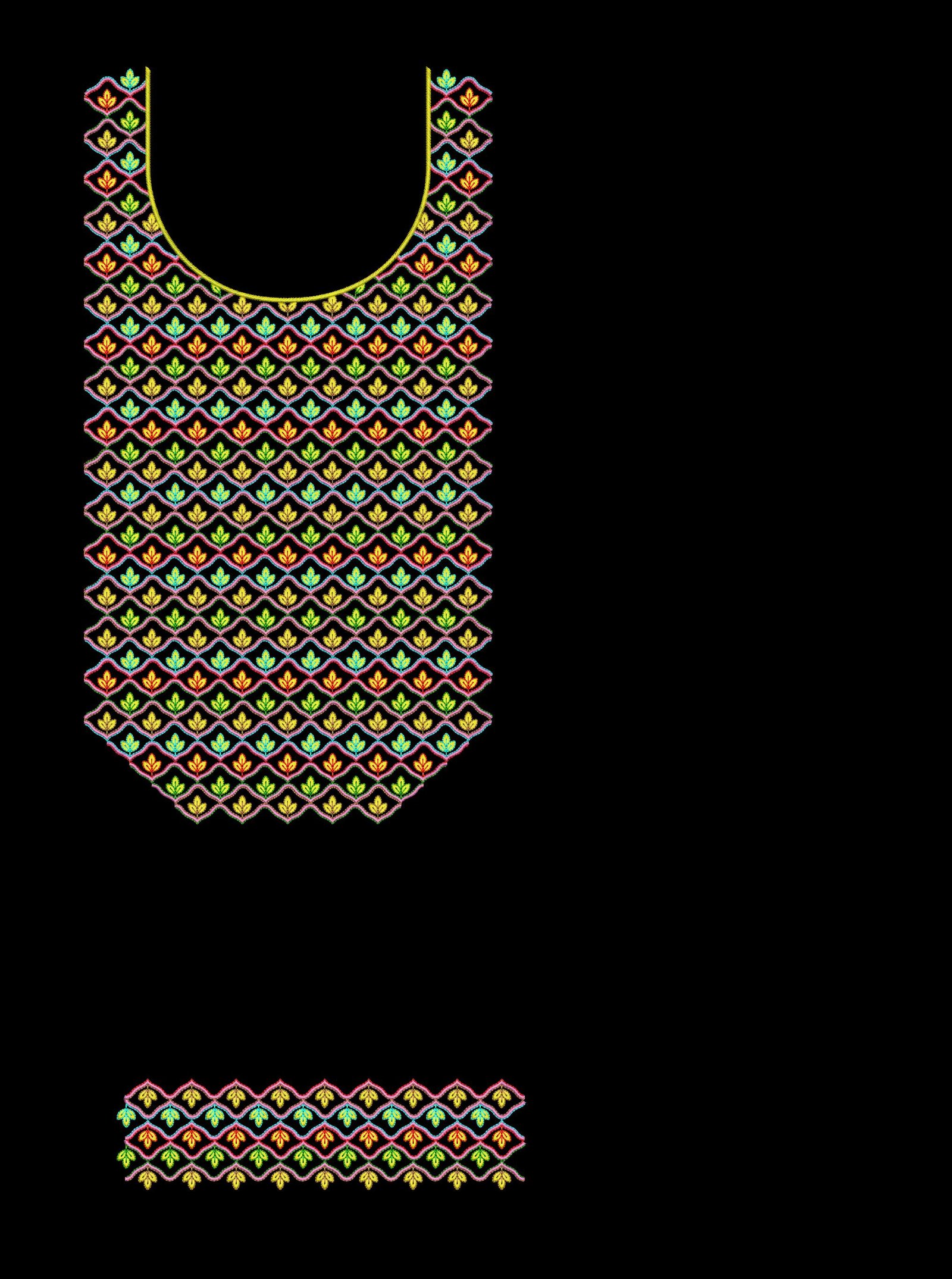 fancy neck top