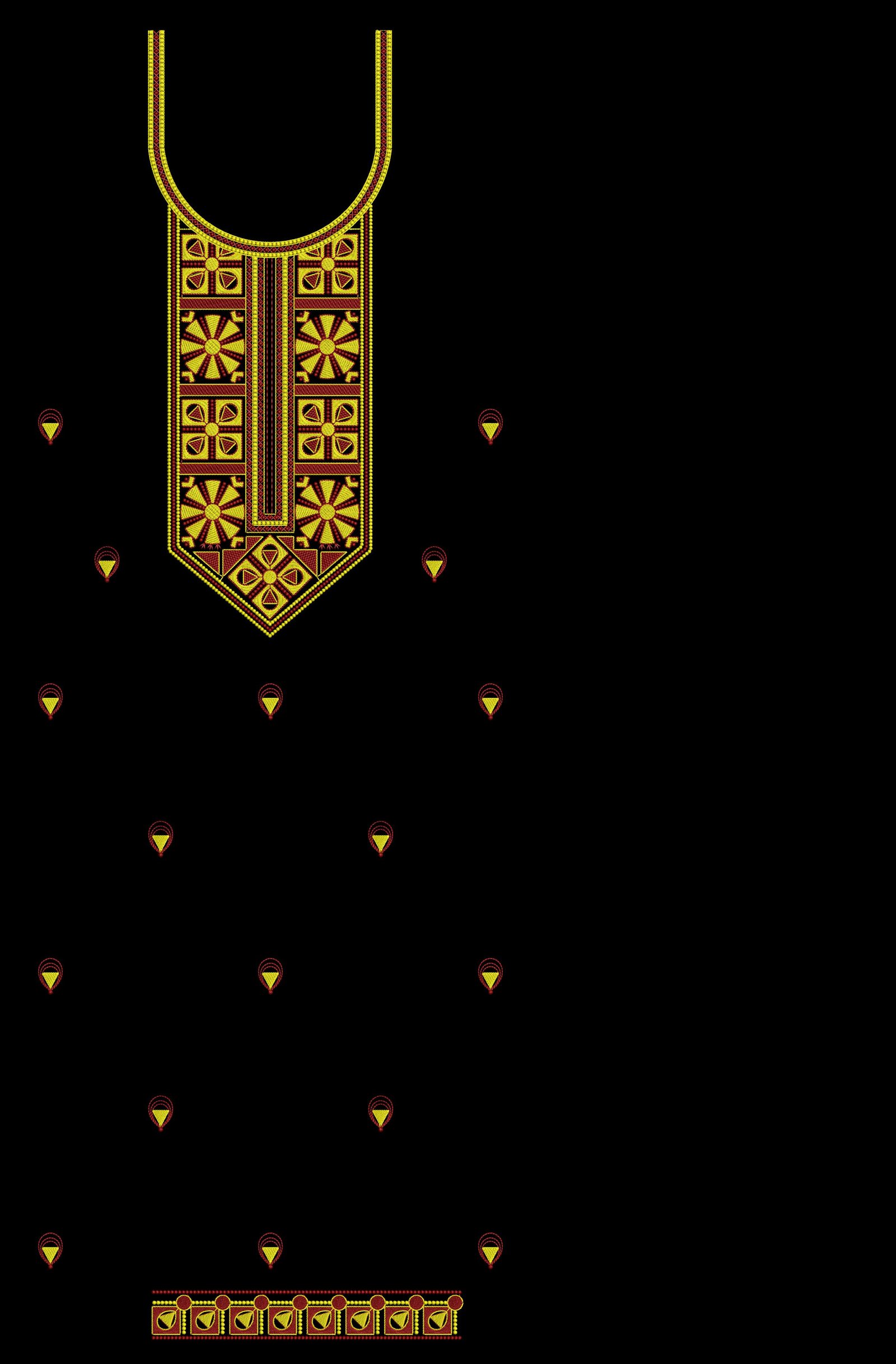 fancy neck top