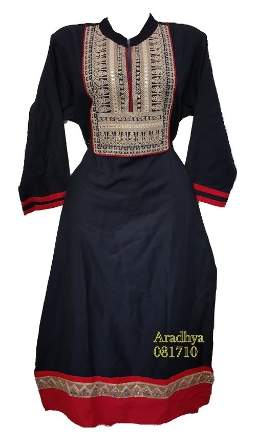 fancy kurti neck