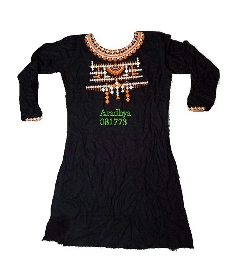 fancy kurti neck