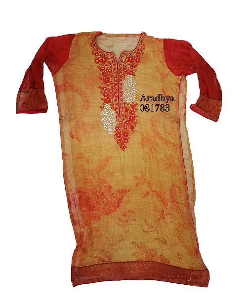 fancy kurti neck
