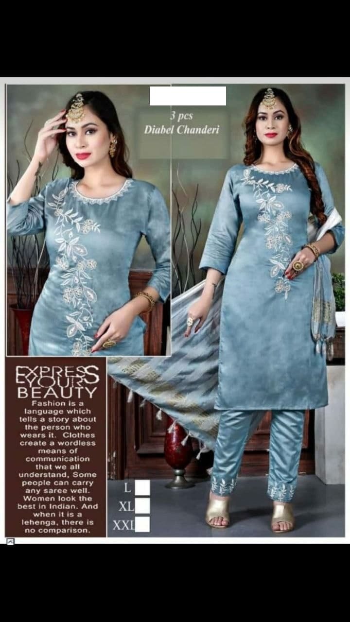 Fancy Kurti & Plazo