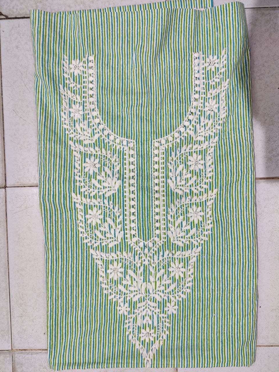 Neck Top Duppata Design