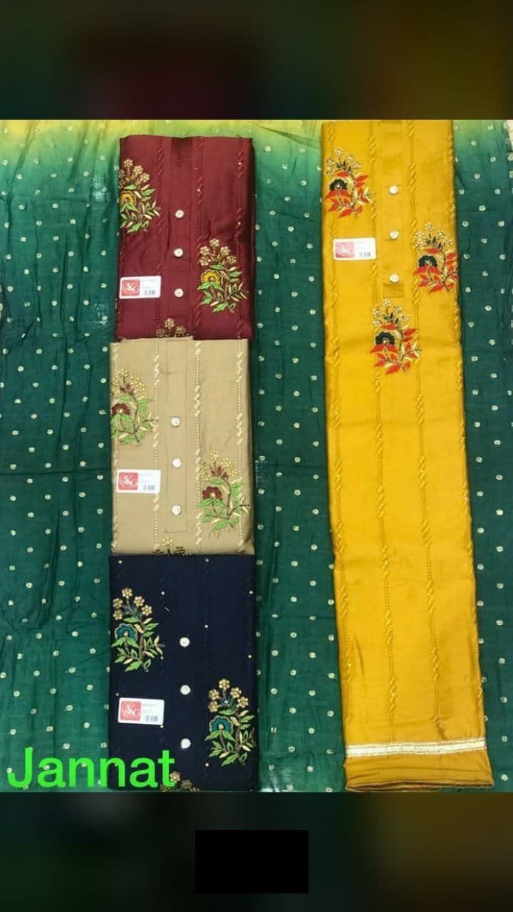 Neck Top Duppata Design