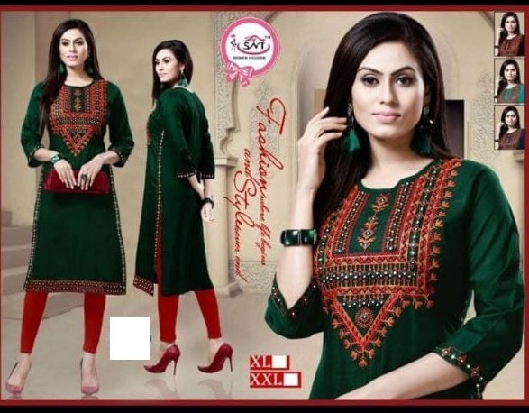 Cross Stitch kurti