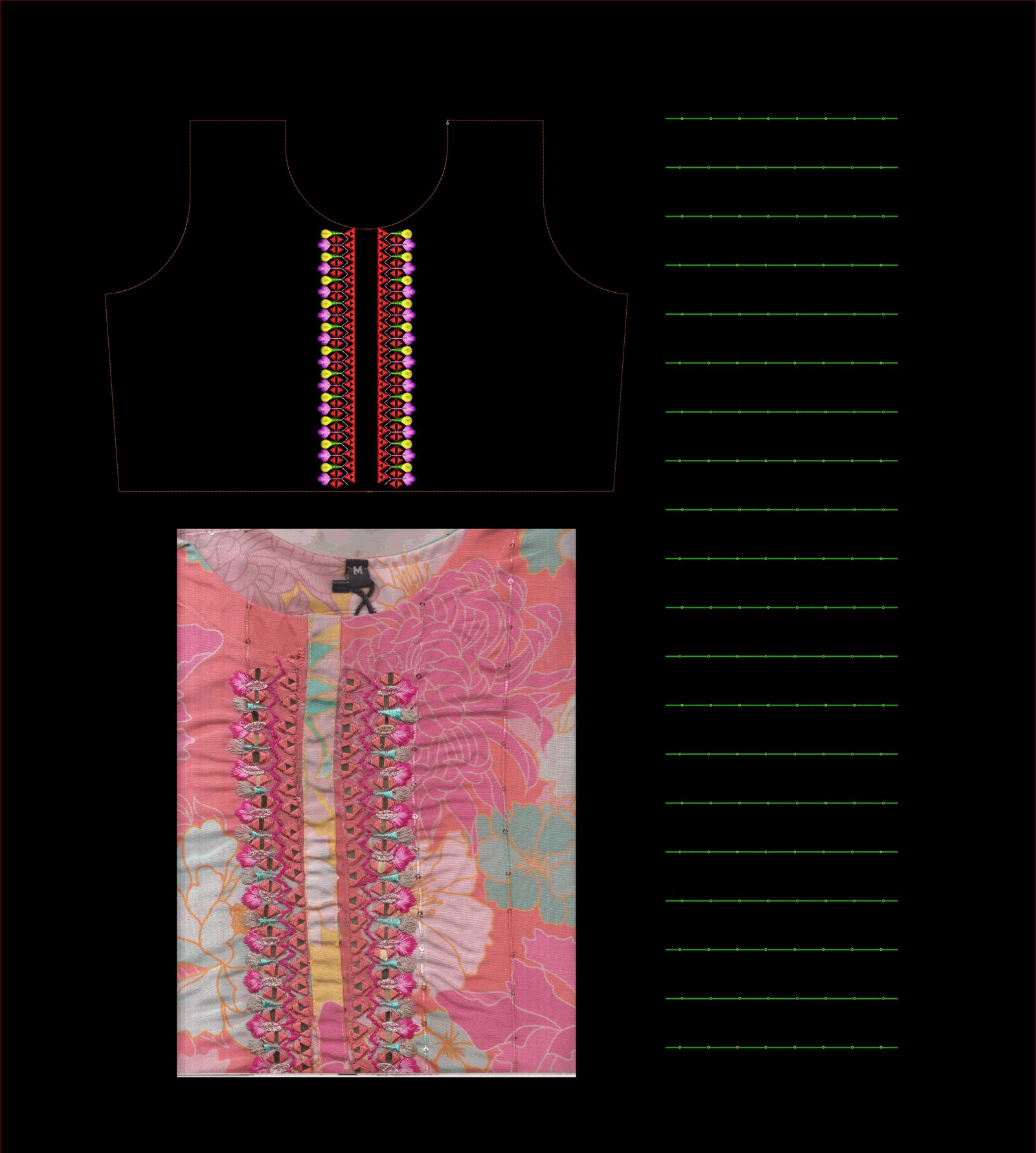 Sequince kurti
