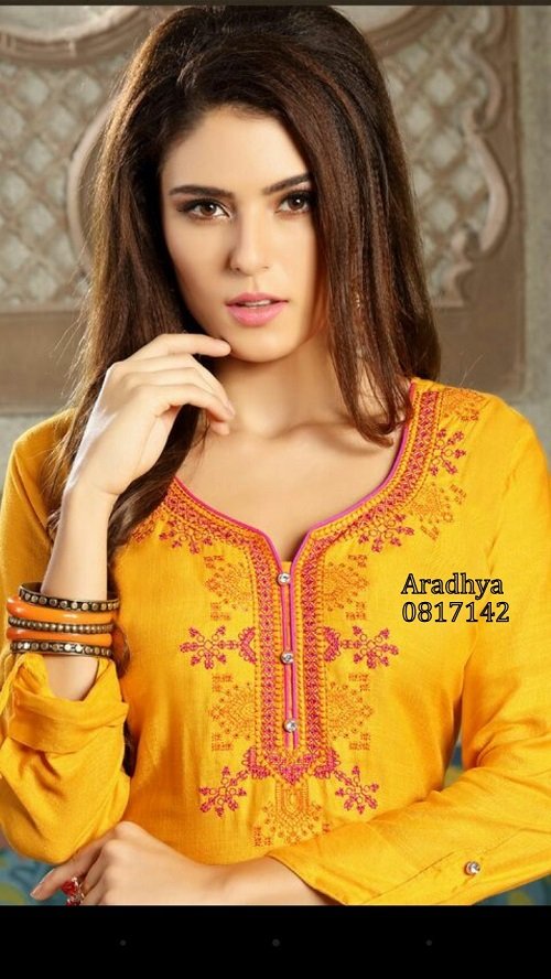 fancy kurti neck