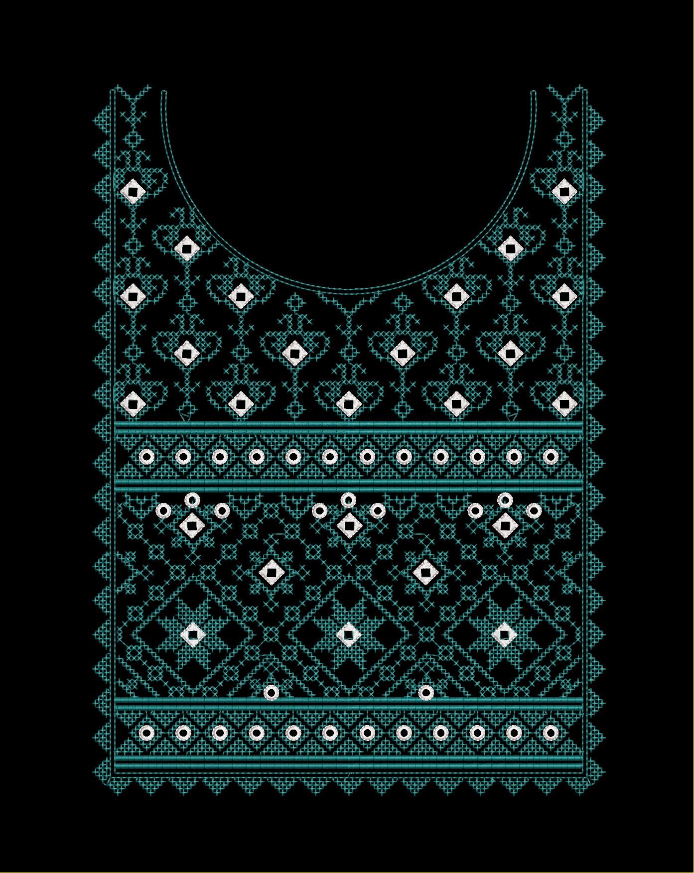 Cross Stitch multi kurti