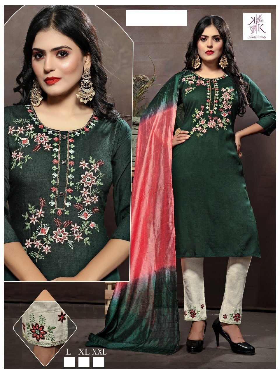Fancy Kurti & Plazo