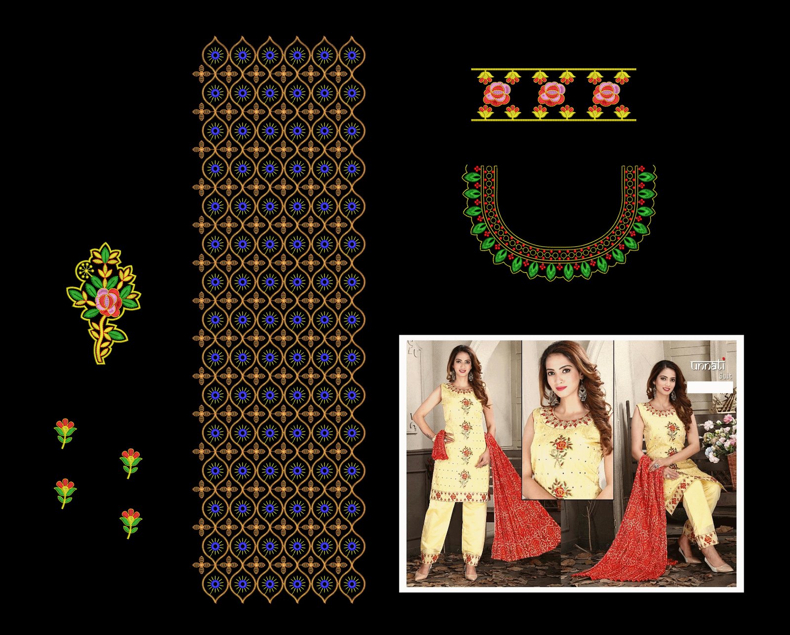 Fancy Kurti & Plazo