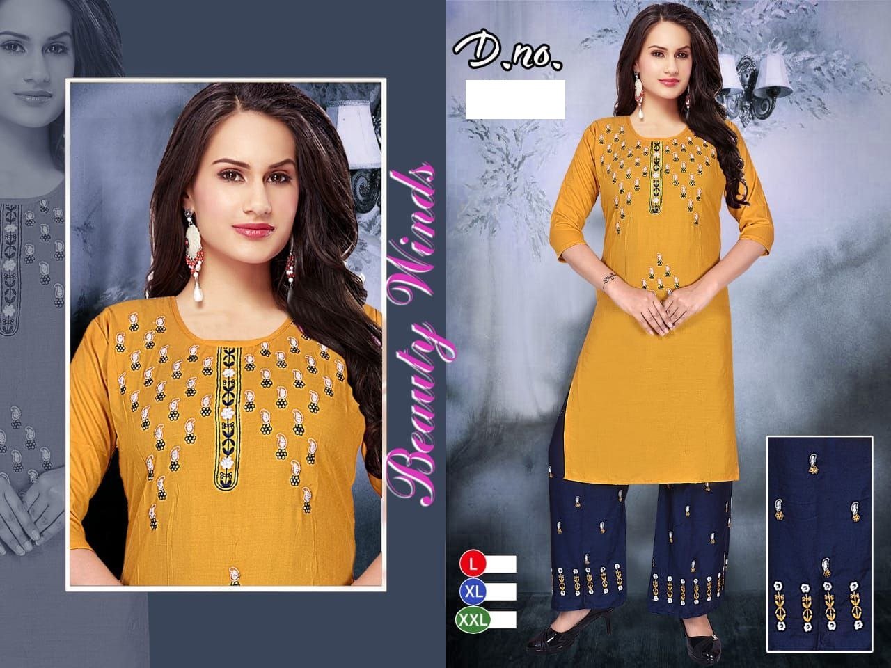 Fancy Kurti & Plazo