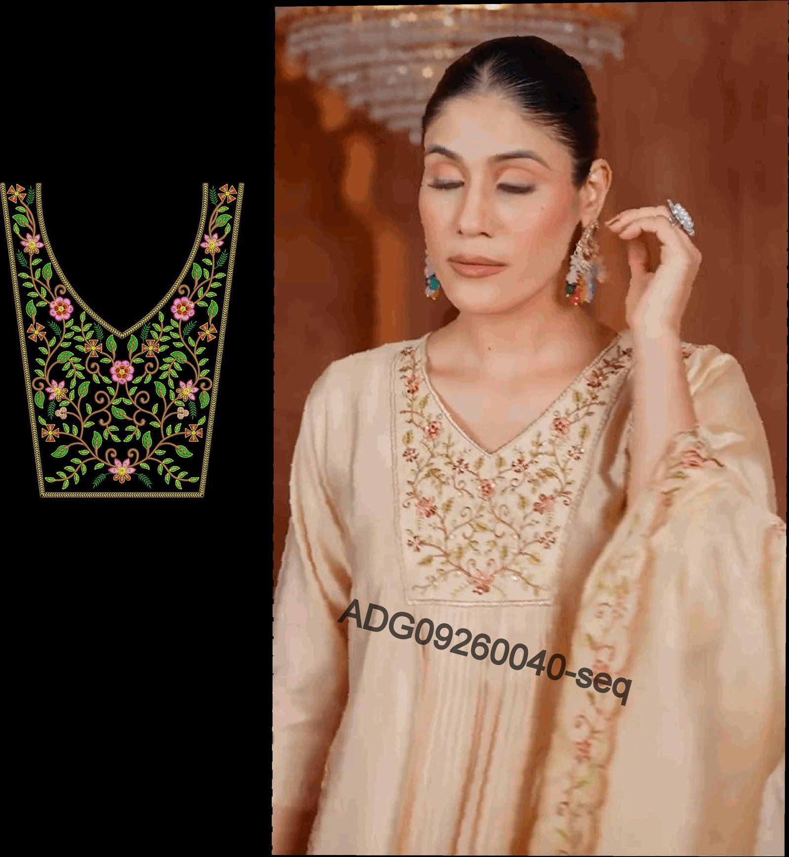 kurti neck seq