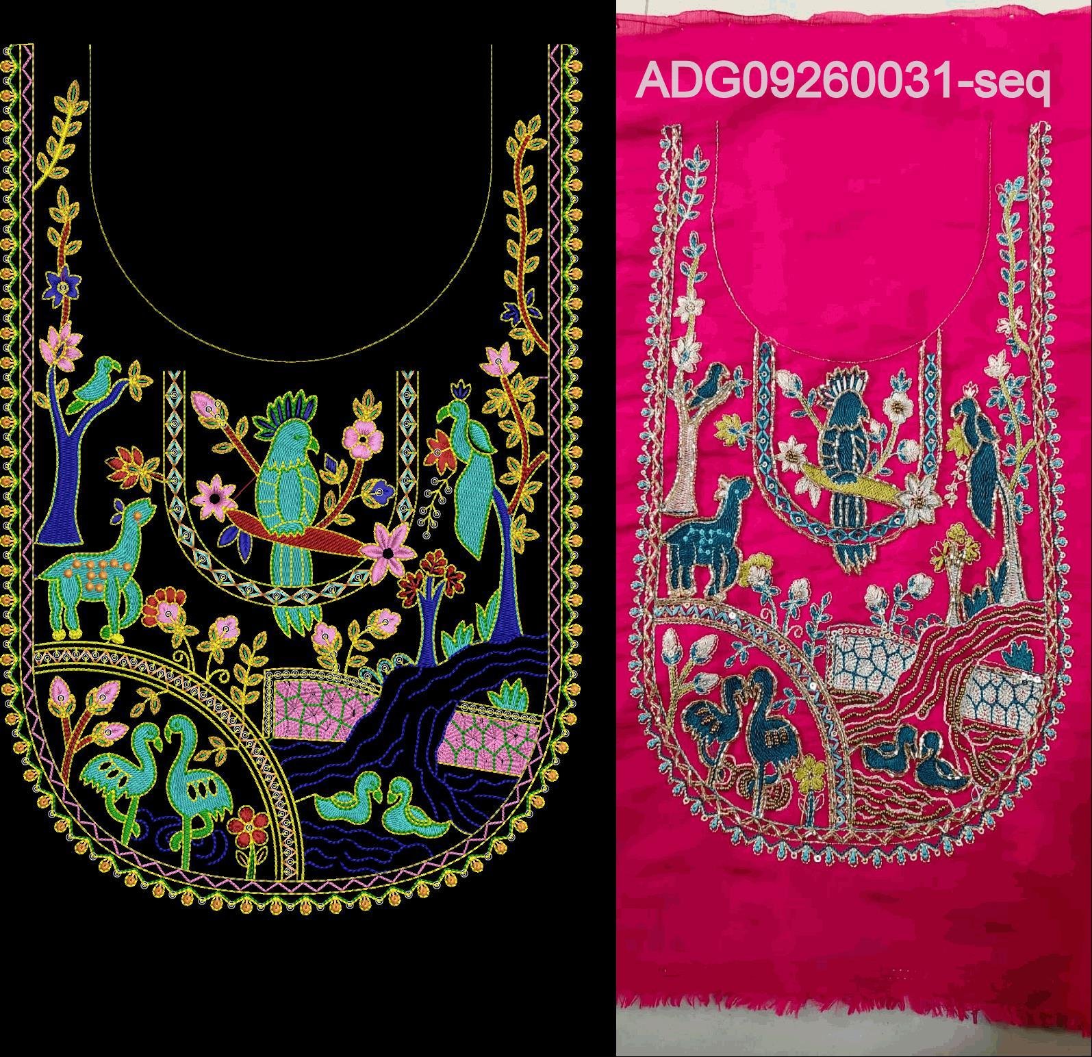 kurti neck seq