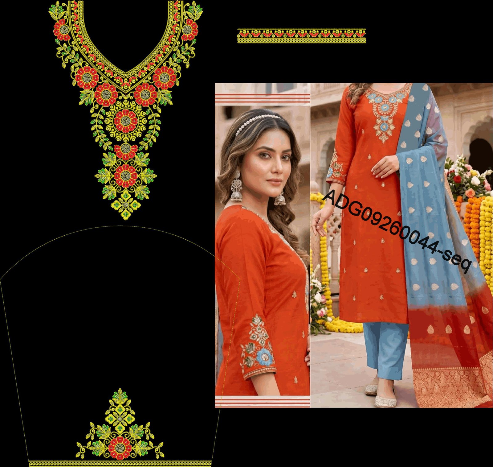 kurti neck seq
