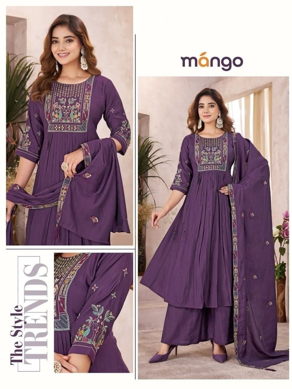 kurti neck panel