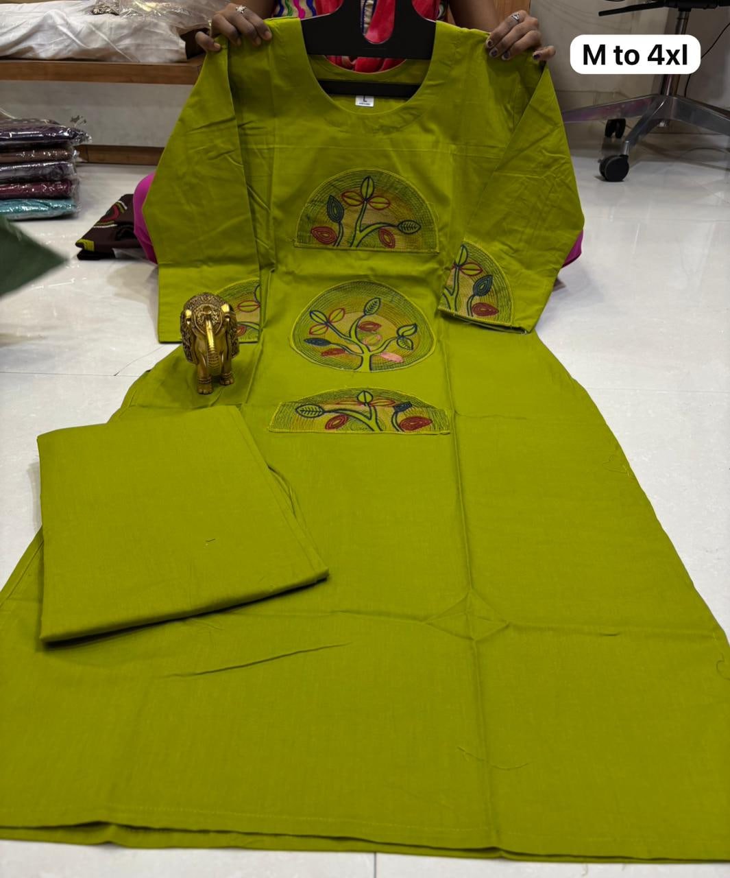kurti neck panel